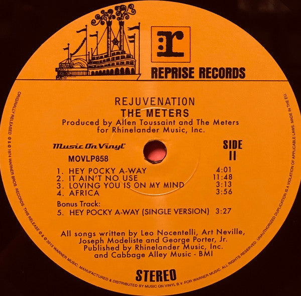 The Meters ~ Rejuvenation (Vinyl) - Djungel & Jazz