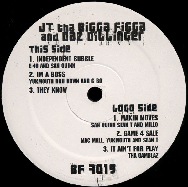 JT The Bigga Figga & Daz Dillinger ~ Game For Sale (Vinyl) - Djungel & Jazz