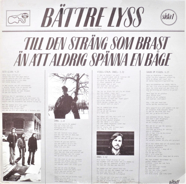 Bättre Lyss ~ Till Den Sträng Som Brast Än Att Aldrig Spänna En Båge (Vinyl) - Djungel & Jazz