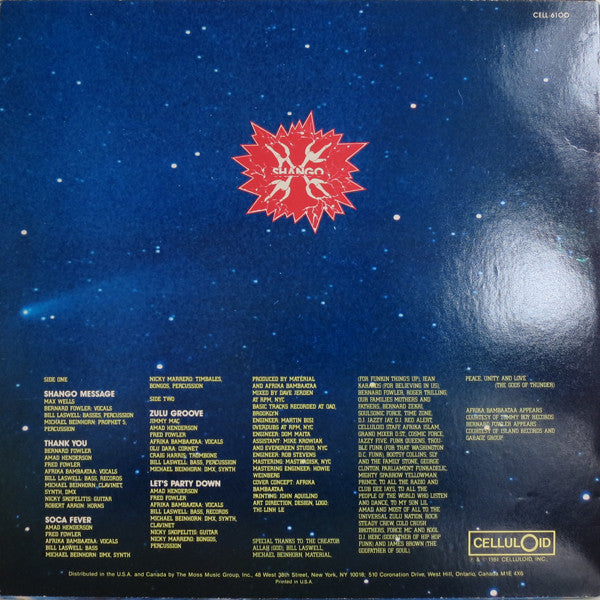 Shango : Shango Funk Theology (LP, Album)