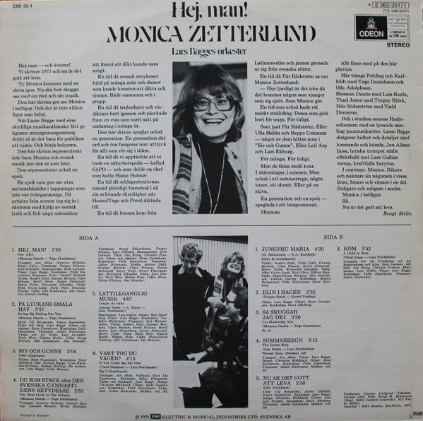 Monica Zetterlund, Lars Bagges Orkester ~ Hej, Man! (Vinyl) - Djungel & Jazz