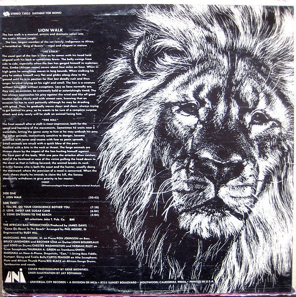 Big Black (2) : Lion Walk (LP, Album)