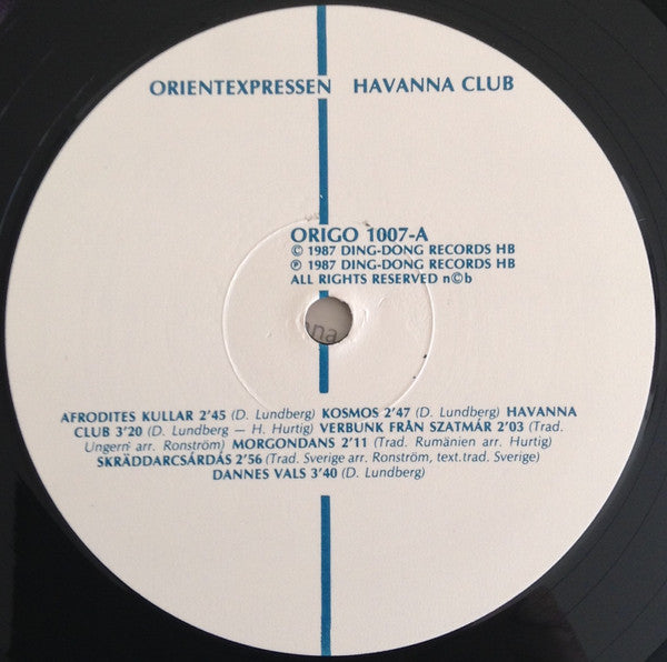 Orientexpressen ~ Havanna Club (Vinyl) - Djungel & Jazz