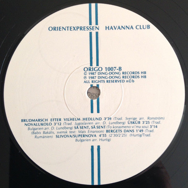 Orientexpressen ~ Havanna Club (Vinyl) - Djungel & Jazz