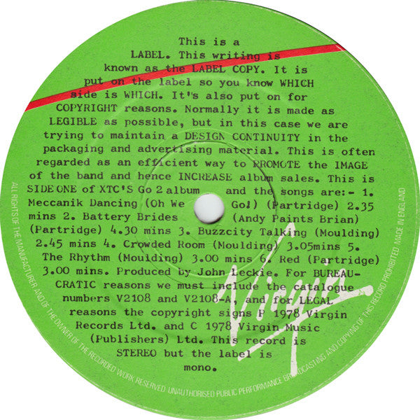 XTC ~ Go 2 (Vinyl) - Djungel & Jazz