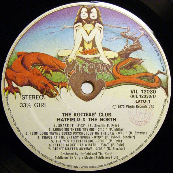 Hatfield And The North ~ The Rotters' Club (Vinyl) - Djungel & Jazz