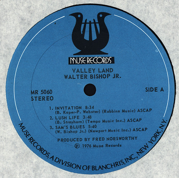 Walter Bishop, Jr. ~ Valley Land (Vinyl) - Djungel & Jazz