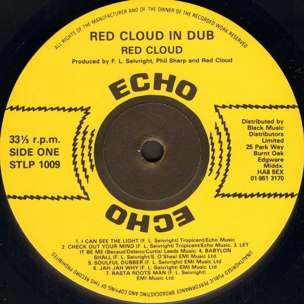 Red Cloud (7) : Red Cloud In Dub (LP, Album)