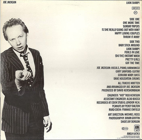 Joe Jackson : Look Sharp! (LP, Album)