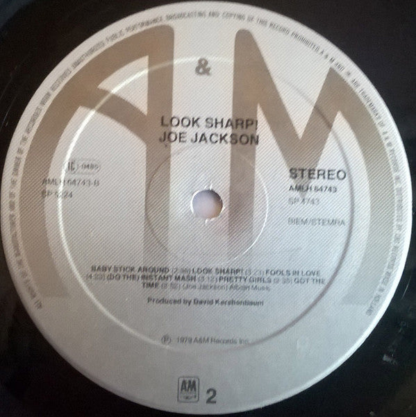Joe Jackson : Look Sharp! (LP, Album)