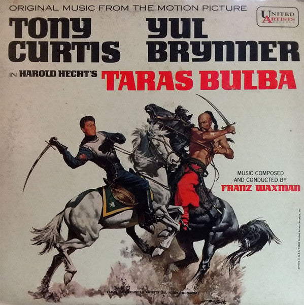 Franz Waxman ~ Taras Bulba (Original Music From The Motion Picture) (Vinyl) - Djungel & Jazz