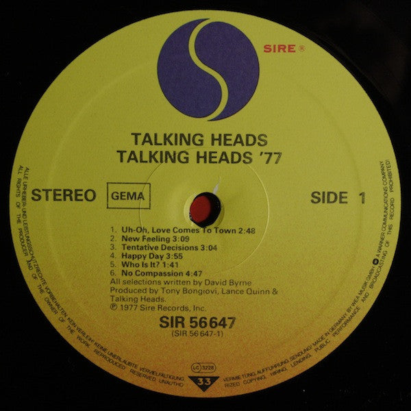 Talking Heads ~ Talking Heads: 77 (Vinyl) - Djungel & Jazz