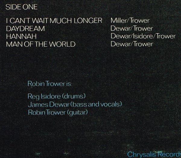 Robin Trower ~ Twice Removed From Yesterday (Vinyl) - Djungel & Jazz