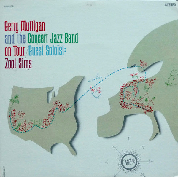 Gerry Mulligan And The Concert Jazz Band Guest Soloist: Zoot Sims ~ Gerry Mulligan And The Concert Jazz Band On Tour (Vinyl) - Djungel & Jazz