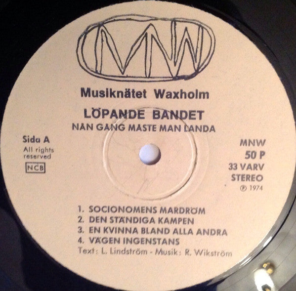 Löpande Bandet ~ Nån Gång Måste Man Landa.... (Vinyl) - Djungel & Jazz