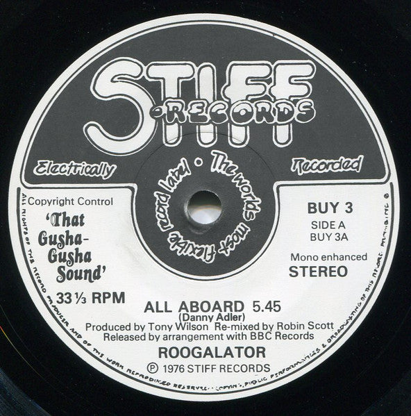 Roogalator : All Aboard (7", EP, Single, RE, Sol)
