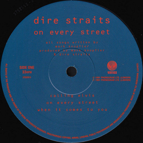 Dire Straits : On Every Street (2xLP, Album, RE, RM, 180)