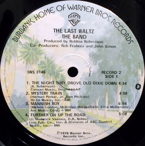 The Band ~ The Last Waltz (Vinyl) - Djungel & Jazz
