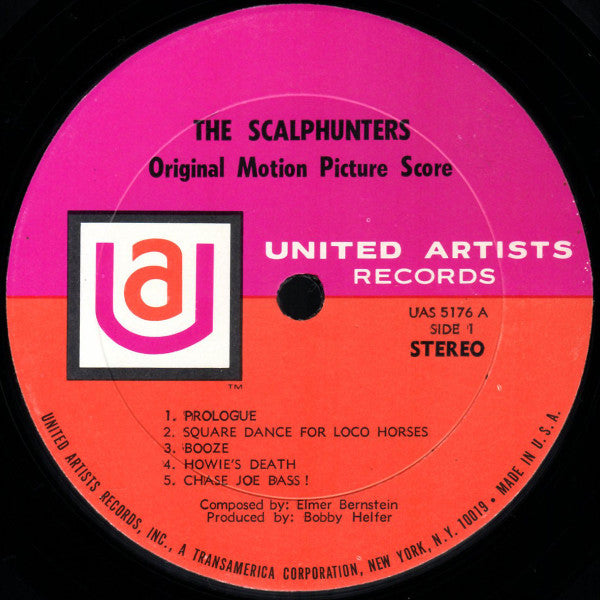 Elmer Bernstein ~ The Scalphunters (Original Motion Picture Score) (Vinyl) - Djungel & Jazz