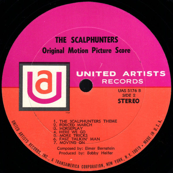 Elmer Bernstein ~ The Scalphunters (Original Motion Picture Score) (Vinyl) - Djungel & Jazz