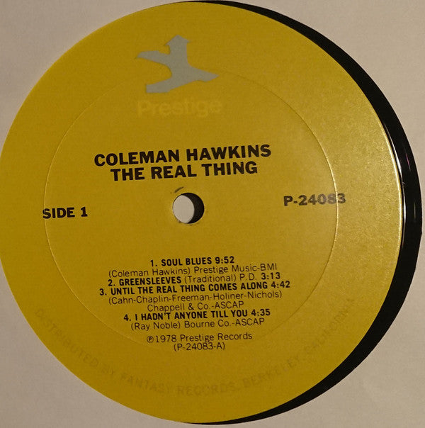 Coleman Hawkins ~ The Real Thing (Vinyl) - Djungel & Jazz