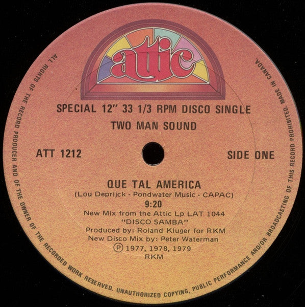 Two Man Sound ~ Que Tal America / Brazil O Brazil (Sarava Meu Amor) (Vinyl) - Djungel & Jazz