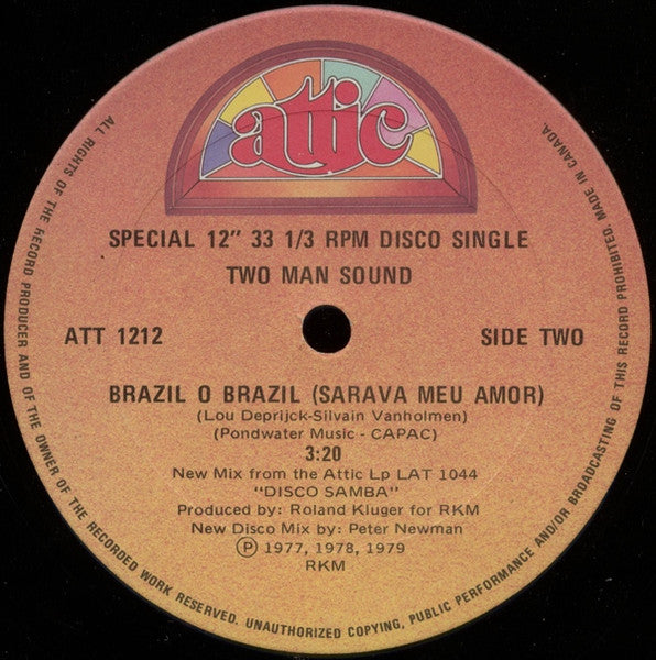 Two Man Sound ~ Que Tal America / Brazil O Brazil (Sarava Meu Amor) (Vinyl) - Djungel & Jazz