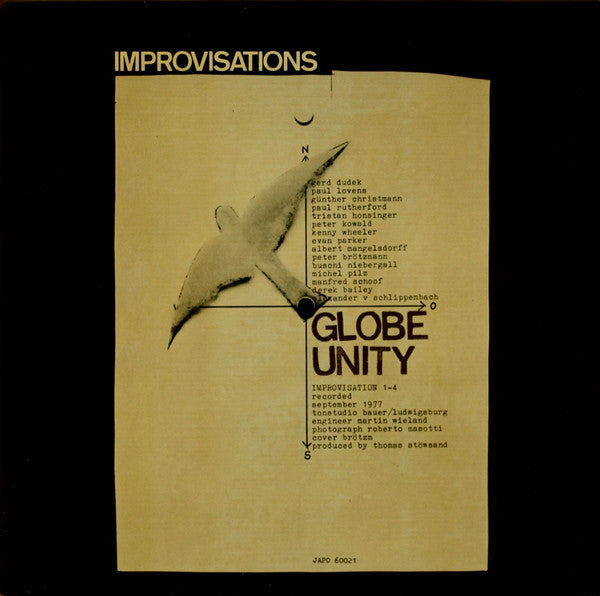 Globe Unity ~ Improvisations (Vinyl) - Djungel & Jazz
