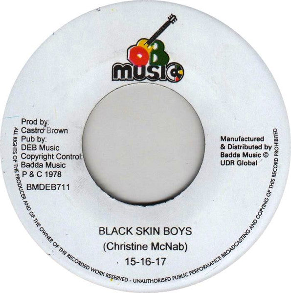 15-16-17* : Black Skin Boys / Baby Love (7", RE)