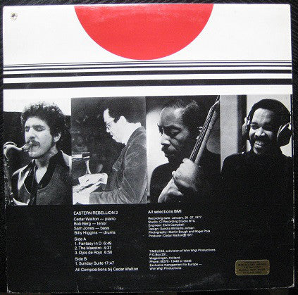 Bob Berg, Cedar Walton, Sam Jones and Billy Higgins ~ Eastern Rebellion 2 (Vinyl) - Djungel & Jazz