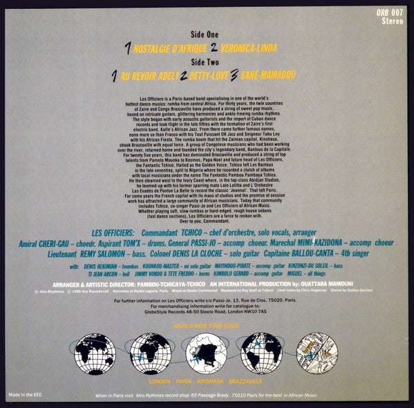 Le Commandant Tchico* & And The International Orthestra Of The Congo The Officers Of African Music* : Full Steam Ahead! (LP, Album)