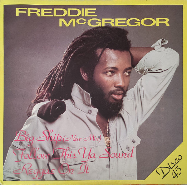 Freddie McGregor : Big Ship (New Mix) (12", Red)