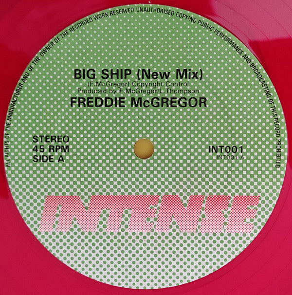 Freddie McGregor : Big Ship (New Mix) (12", Red)
