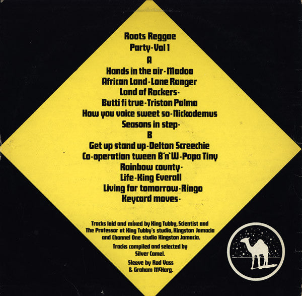 Various : Roots Reggae Party Vol 1 (LP, Comp)