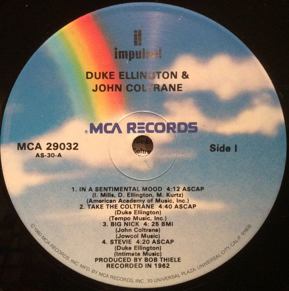 Duke Ellington & John Coltrane : Duke Ellington & John Coltrane (LP, Album, RE, Glo)