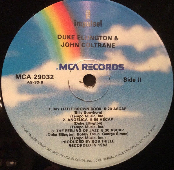 Duke Ellington & John Coltrane : Duke Ellington & John Coltrane (LP, Album, RE, Glo)