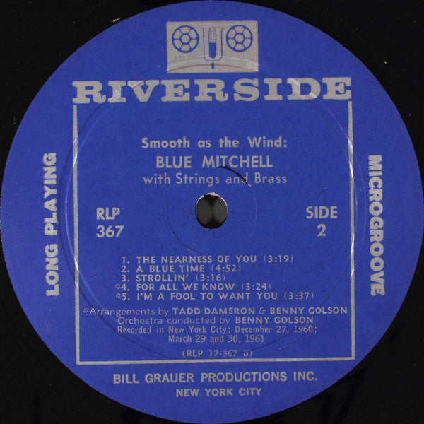 The Blue Mitchell Orchestra ~ Smooth As The Wind (Vinyl) - Djungel & Jazz