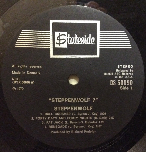 Steppenwolf ~ Steppenwolf 7 (Vinyl) - Djungel & Jazz