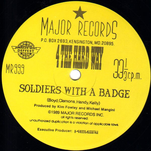 4 The Hard Way ~ Soldiers With A Badge (Vinyl) - Djungel & Jazz