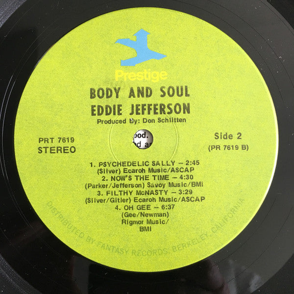 Eddie Jefferson ~ Body And Soul (Vinyl) - Djungel & Jazz