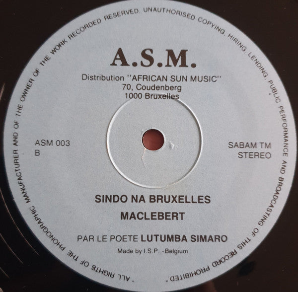 Lutumba Simaro et Orchestre T.P.O.K. Jazz ~ Cœur Artificiel (Vinyl) - Djungel & Jazz