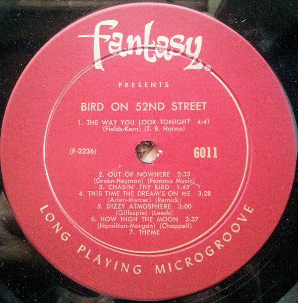 Charlie Parker ~ Bird On 52nd Street (Vinyl) - Djungel & Jazz