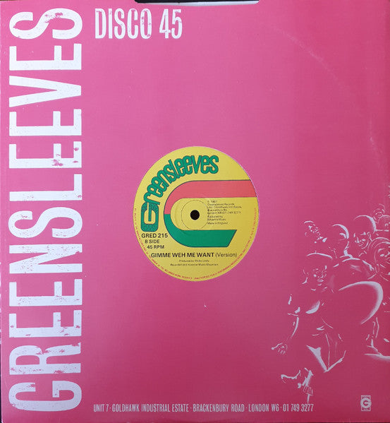 Al Campbell : Gimme Weh Me Want  (12")