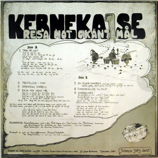 Kebnekajse : Resa Mot Okänt Mål (LP, Album, RE)