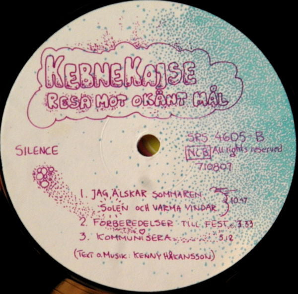 Kebnekajse : Resa Mot Okänt Mål (LP, Album, RE)