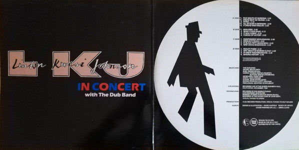 Linton Kwesi Johnson : In Concert With The Dub Band (2xLP, Album)