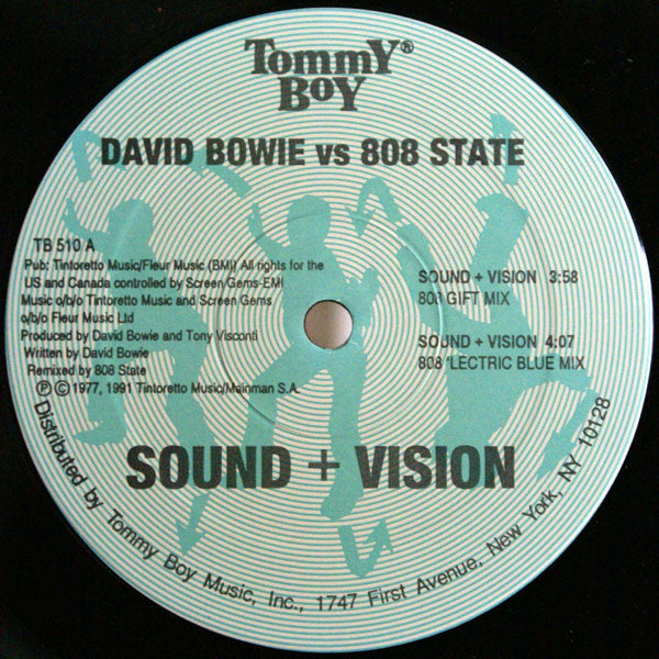 David Bowie Vs 808 State ~ Sound + Vision (Remix) (Vinyl) - Djungel & Jazz