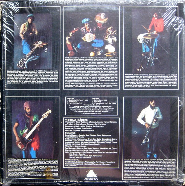 The Headhunters : Survival Of The Fittest (LP, Album, PRC)