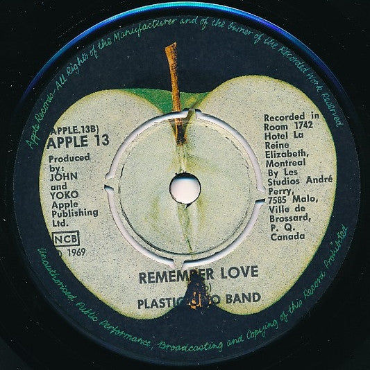 The Plastic Ono Band ~ Give Peace A Chance / Remember Love (Vinyl) - Djungel & Jazz