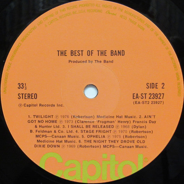 The Band ~ The Best Of The Band (Vinyl) - Djungel & Jazz